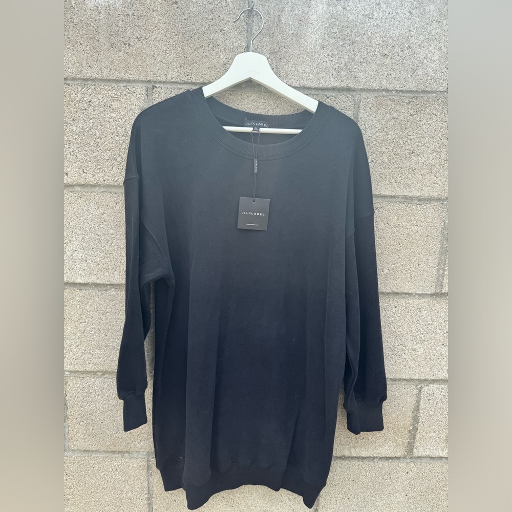 JLUXLABEL Black Sweater Dress - New